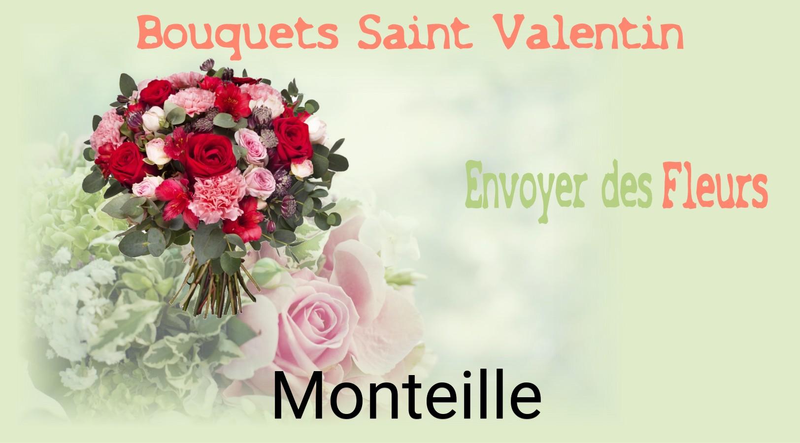 Roses de Saint-Valentin livrées à Monteille